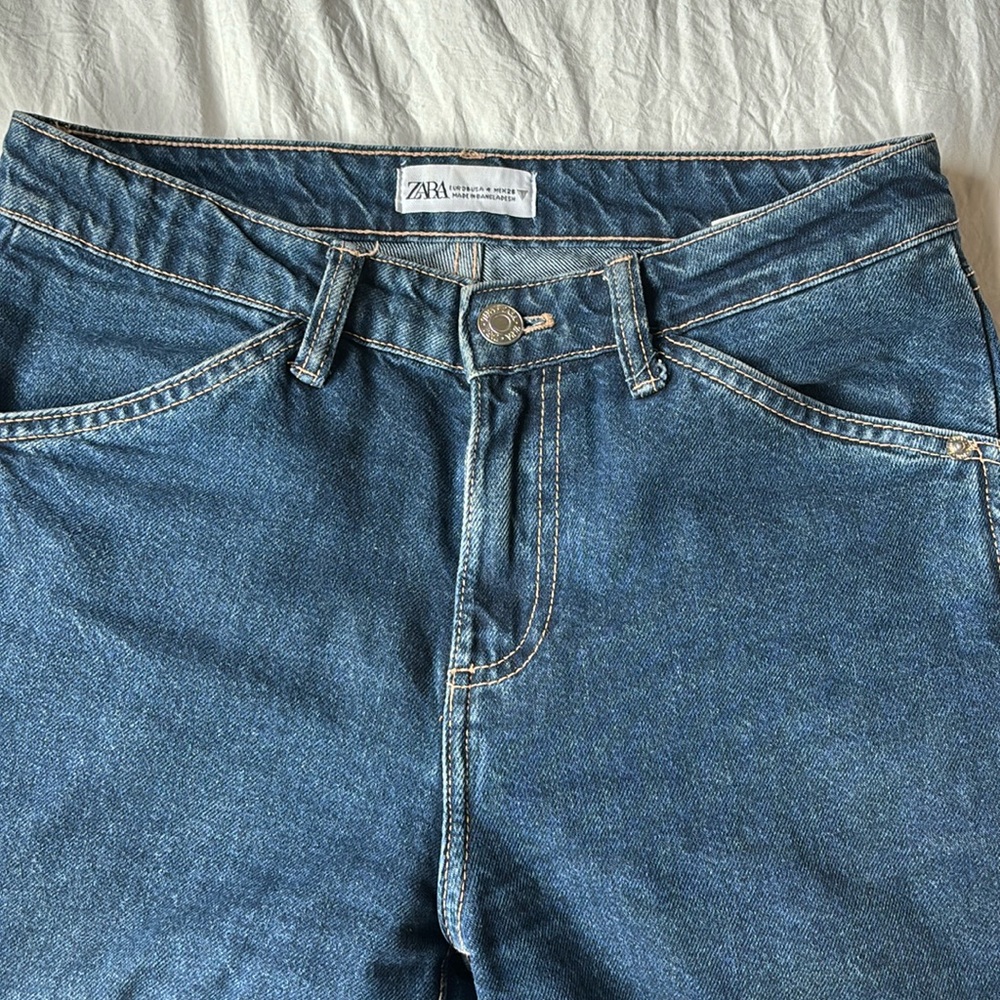 Zara Straight leg utilty jeans